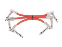 Ernie Ball Red Flex Ribbon Patch Cable 3 Ernie Ball Red Flex Ribbon Patch Cable 3